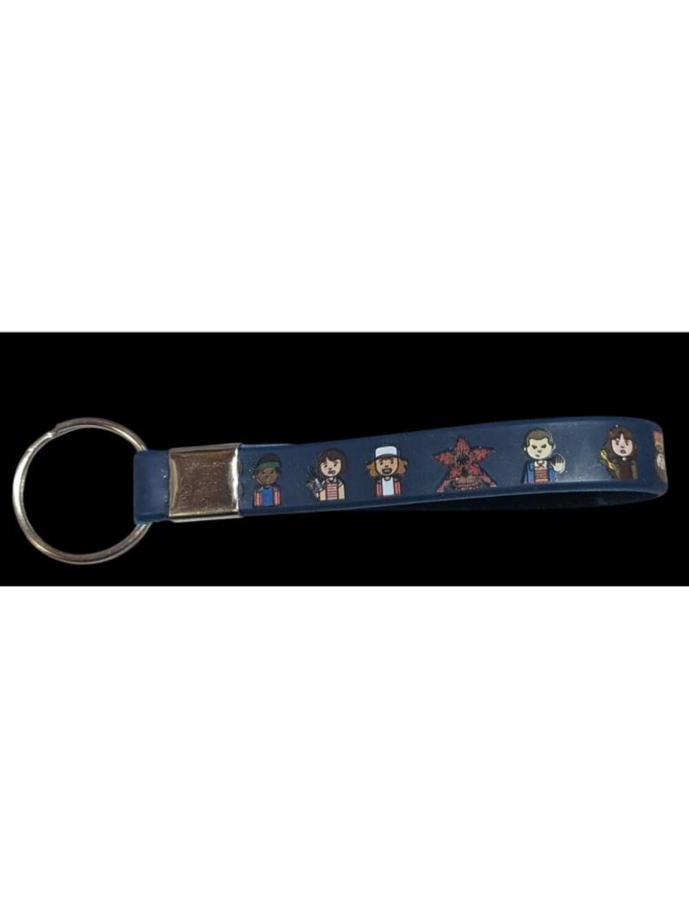 Geekcore Retro Stranger Things Chibi Character Keychain Official Licensed